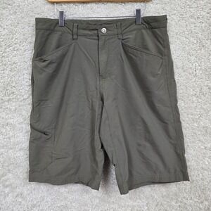 Patagonia Shorts Mens 34 Green Hiking‎ Cargo Pocket Nylon Stretch Lightweight